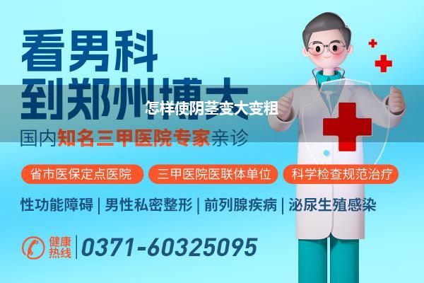 怎样使阴茎变大变粗